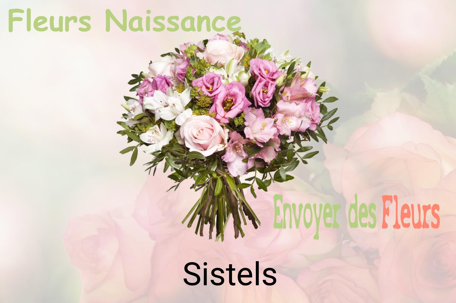 Bouquet de fleurs de naissance livré à Sistels